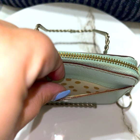 Kate Spade Wellesley Cara Wallet Small Zip Around MintGreen, Vintage - Picture 5 of 11